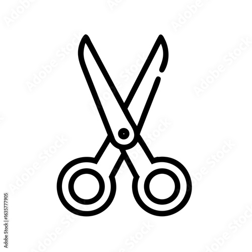Scissors Icon for Creativity and Crafting Topics