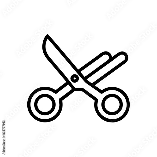 Scissors Icon for Creativity and Crafting Topics