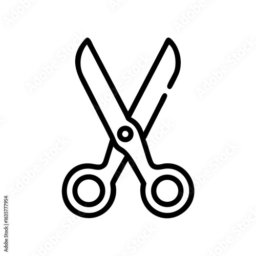 Scissors Icon for Creativity and Crafting Topics
