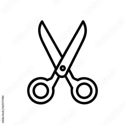 Scissors Icon for Creativity and Crafting Topics