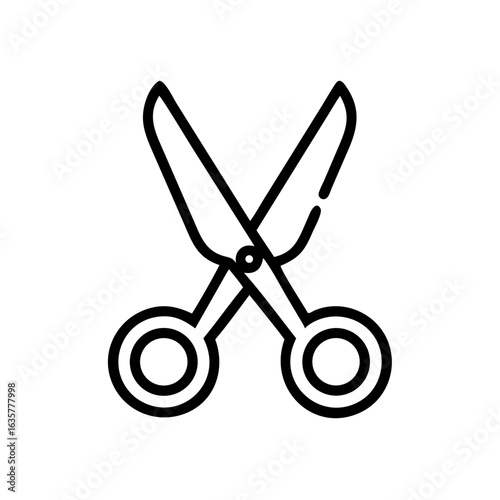 Scissors Icon for Creativity and Crafting Topics