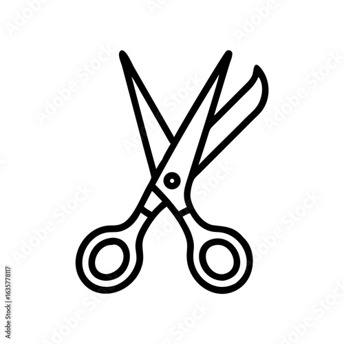 Scissors Icon for Creativity and Crafting Topics