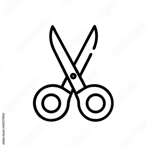 Scissors Icon for Creativity and Crafting Topics