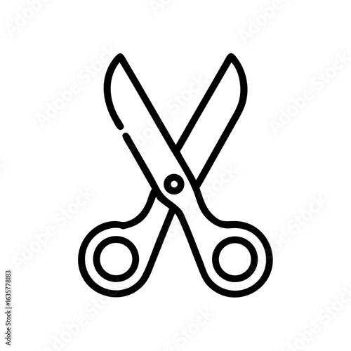 Scissors Icon for Creativity and Crafting Topics