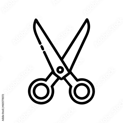 Scissors Icon for Creativity and Crafting Topics