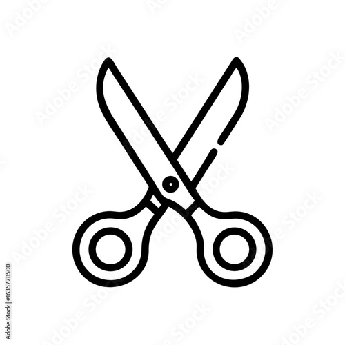Scissors Icon for Creativity and Crafting Topics