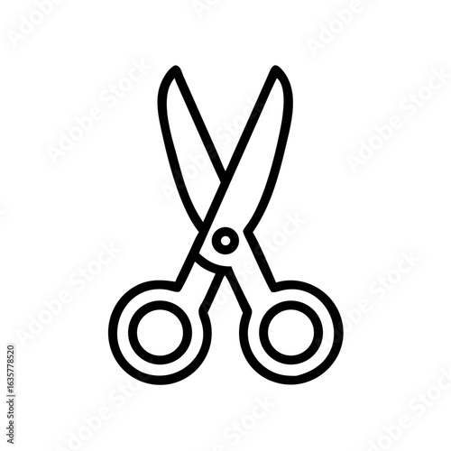 Scissors Icon for Creativity and Crafting Topics