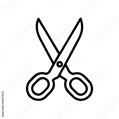 Scissors Icon for Creativity and Crafting Topics