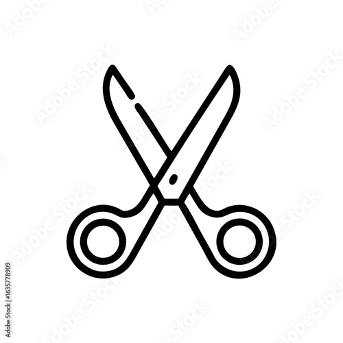 Scissors Icon for Creativity and Crafting Topics