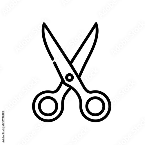 Scissors Icon for Creativity and Crafting Topics