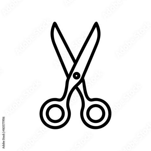 Scissors Icon for Creativity and Crafting Topics