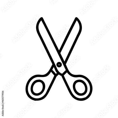 Scissors Icon for Creativity and Crafting Topics