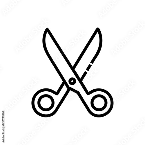 Scissors Icon for Creativity and Crafting Topics