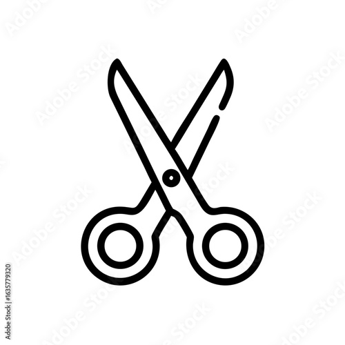 Scissors Icon for Creativity and Crafting Topics