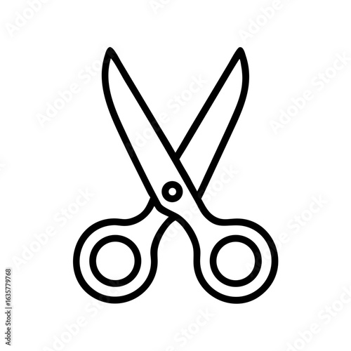 Scissors Icon for Creativity and Crafting Topics