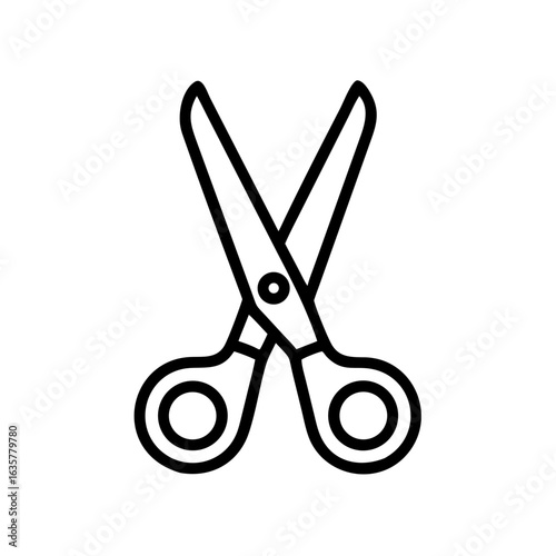 Scissors Icon for Creativity and Crafting Topics