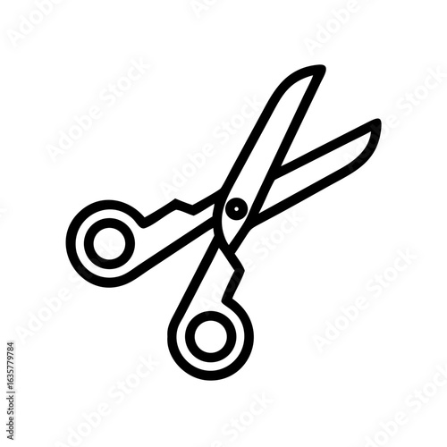 Scissors Icon for Creativity and Crafting Topics