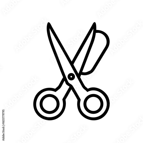 Scissors Icon for Creativity and Crafting Topics