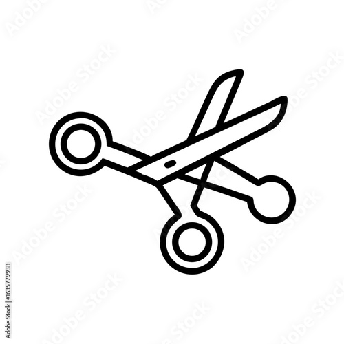 Scissors Icon for Creativity and Crafting Topics