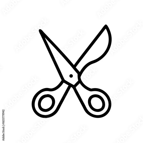 Scissors Icon for Creativity and Crafting Topics