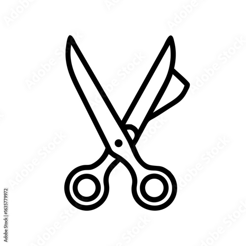 Scissors Icon for Creativity and Crafting Topics