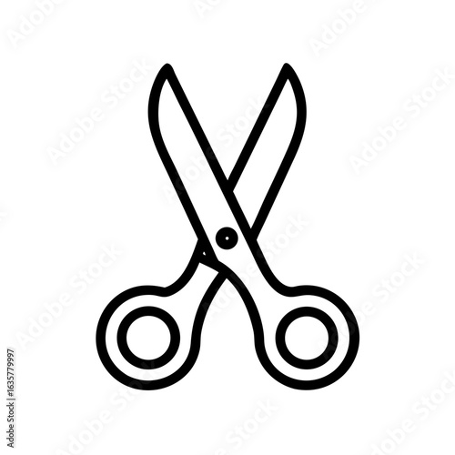 Scissors Icon for Creativity and Crafting Topics