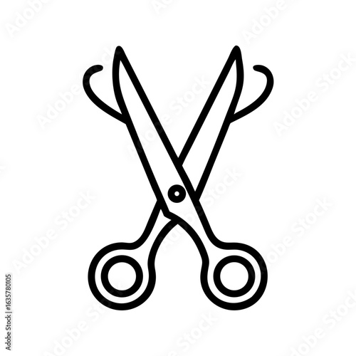 Scissors Icon for Creativity and Crafting Topics