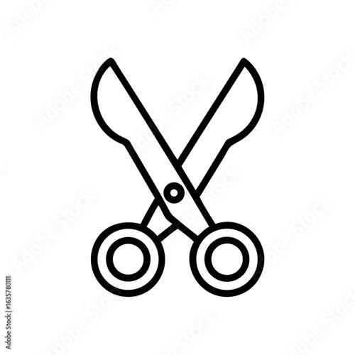 Scissors Icon for Creativity and Crafting Topics