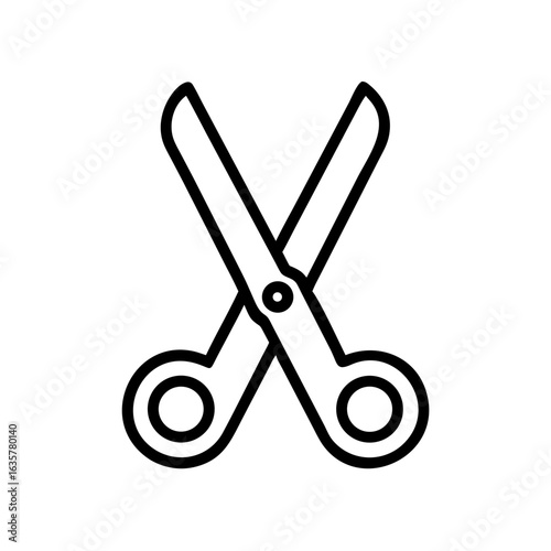 Scissors Icon for Creativity and Crafting Topics
