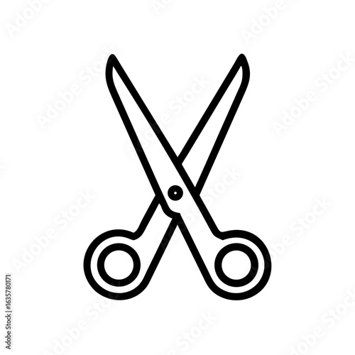 Scissors Icon for Creativity and Crafting Topics