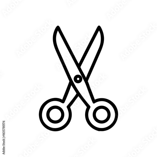 Scissors Icon for Creativity and Crafting Topics