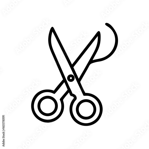 Scissors Icon for Creativity and Crafting Topics