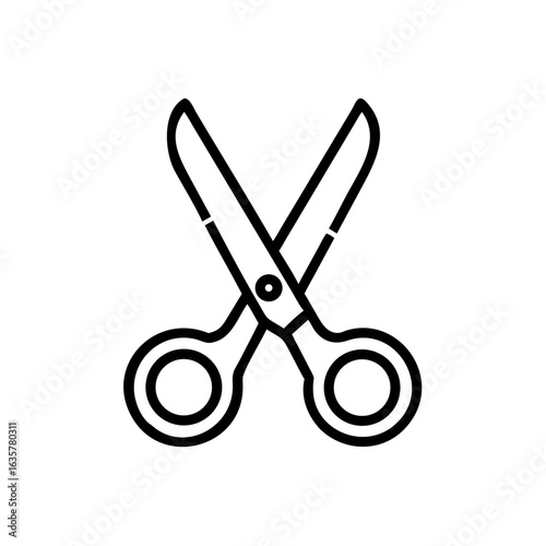 Scissors Icon for Creativity and Crafting Topics