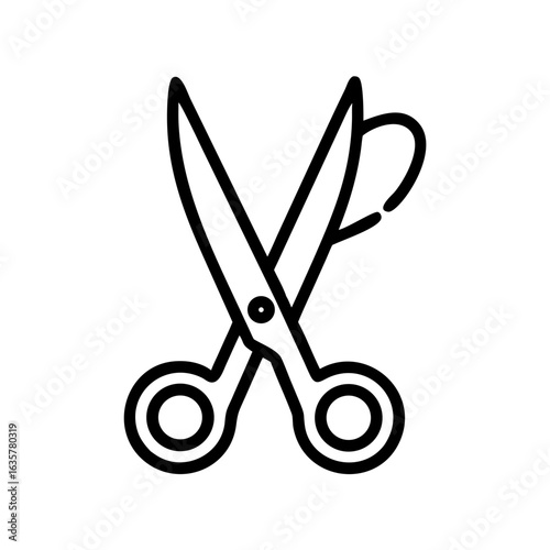 Scissors Icon for Creativity and Crafting Topics