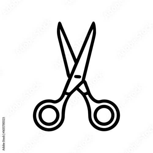 Scissors Icon for Creativity and Crafting Topics