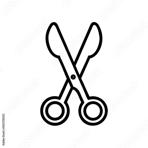 Scissors Icon for Creativity and Crafting Topics