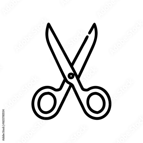 Scissors Icon for Creativity and Crafting Topics