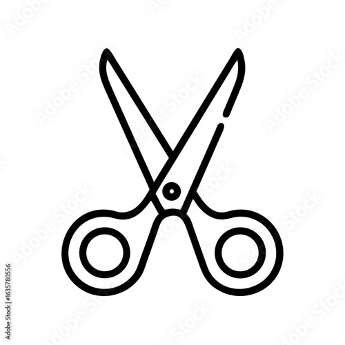 Scissors Icon for Creativity and Crafting Topics