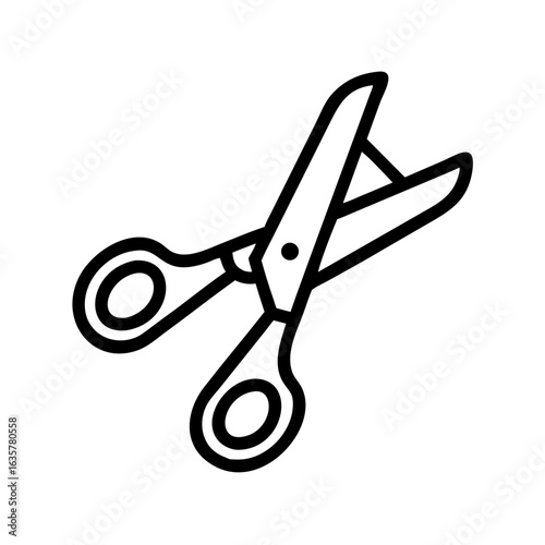 Scissors Icon for Creativity and Crafting Topics