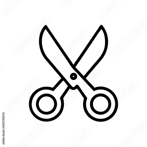 Scissors Icon for Creativity and Crafting Topics