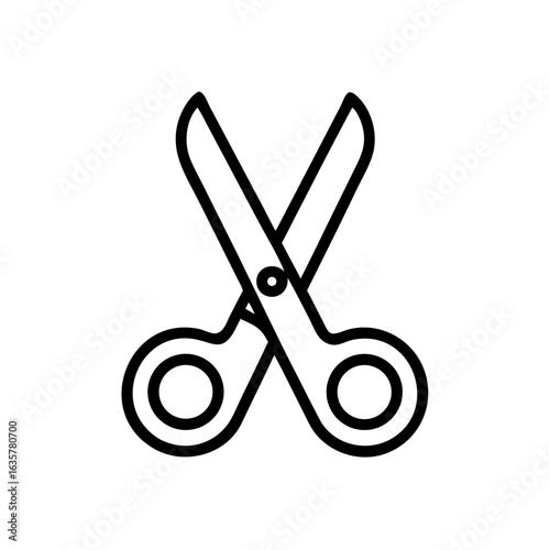 Scissors Icon for Creativity and Crafting Topics