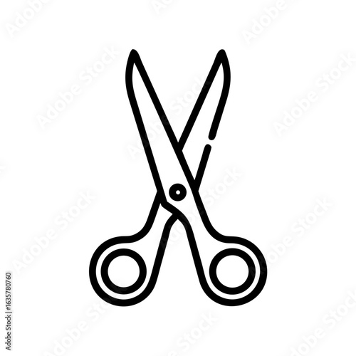 Scissors Icon for Creativity and Crafting Topics