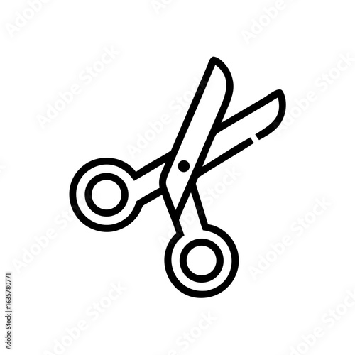 Scissors Icon for Creativity and Crafting Topics