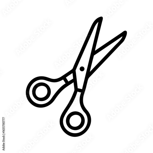 Scissors Icon for Creativity and Crafting Topics