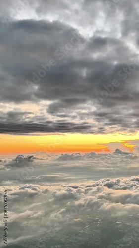 sunset over the sea