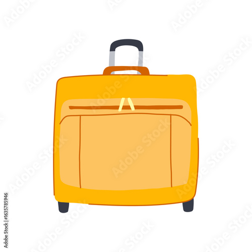 stemless garment bag cartoon vector illustration