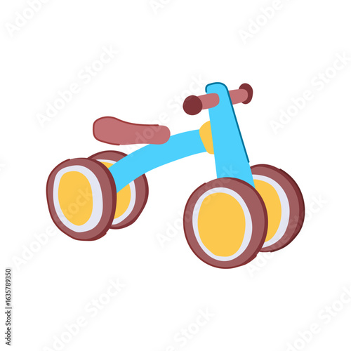 jeep ride on toy cartoon vector illustration