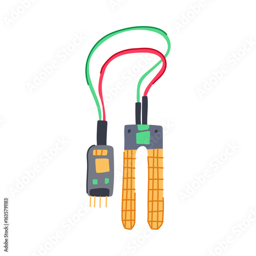 chardonnay soil moisture sensor cartoon vector illustration