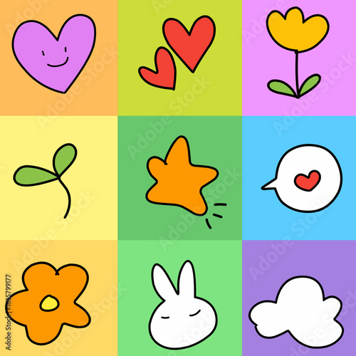 set of vector icons for web design