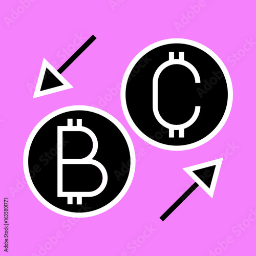 Token Swap Icon Design